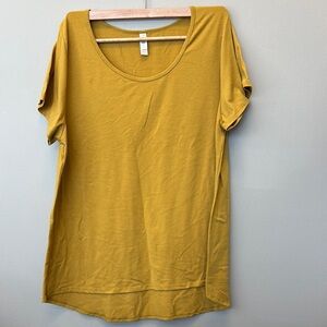 LuLaRoe Mustard Yellow Women's Top